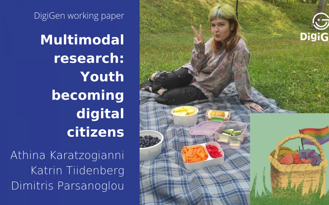 New working paper “Multimodal research: youth becoming digital citizens”