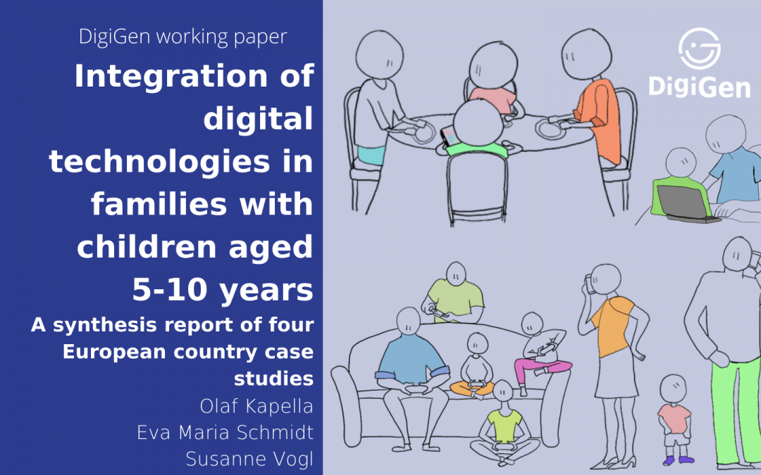 New working paper “Integration of digital technologies in families with children aged 5-10 years”